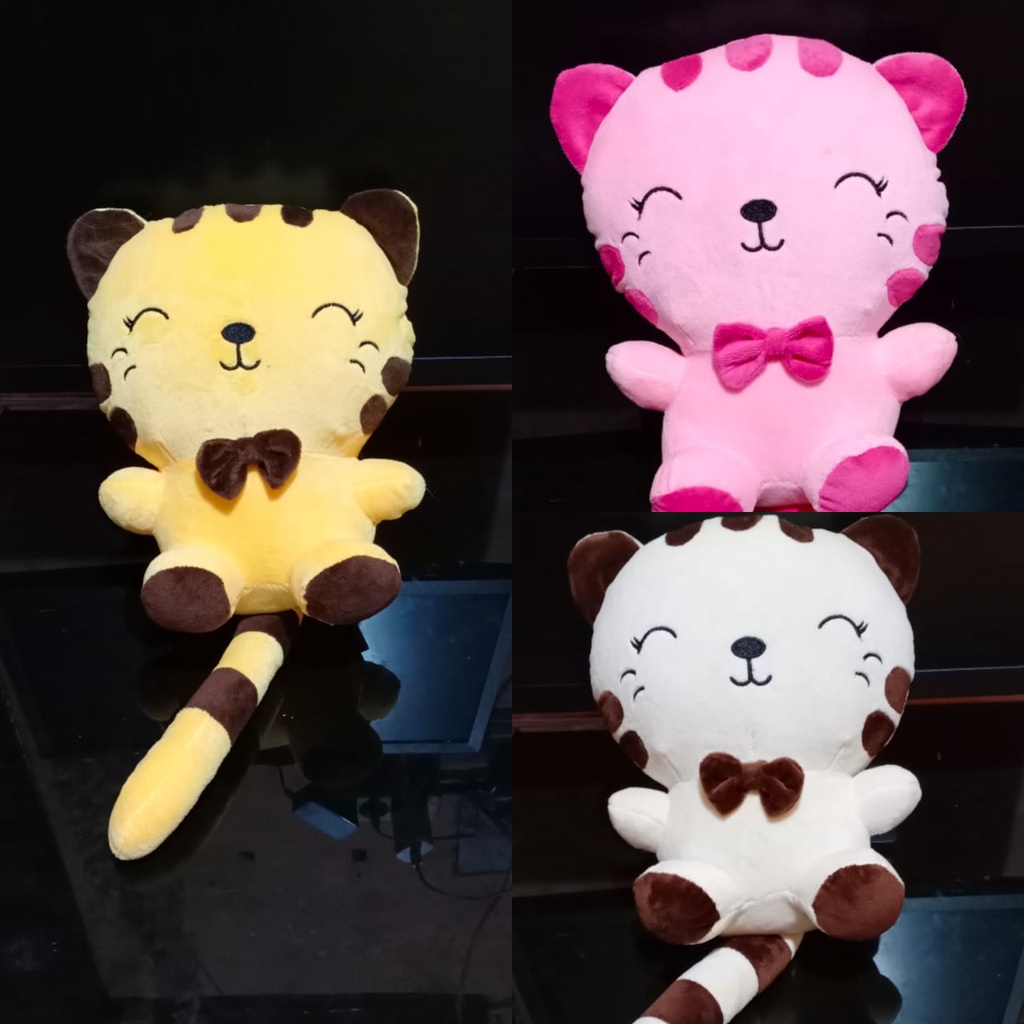 boneka kucing lucu imut ukuran m