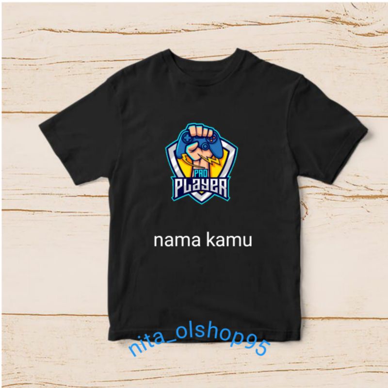 baju gaming pro player baju anak karakter baju logo