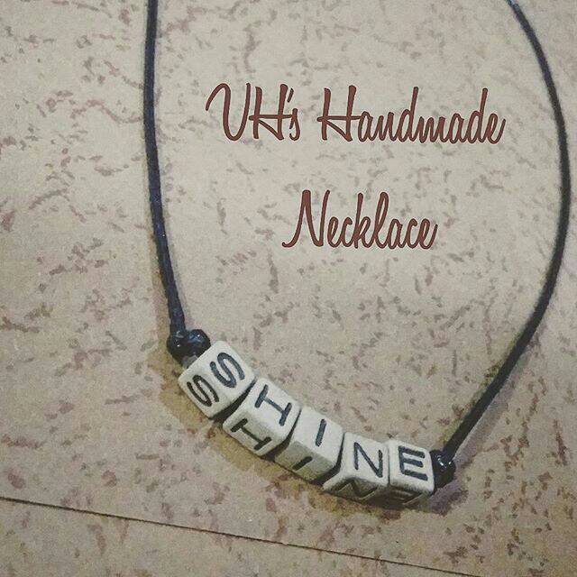 TERMURAH Words Necklace Kayu | Kalung Custom Nama Handmade