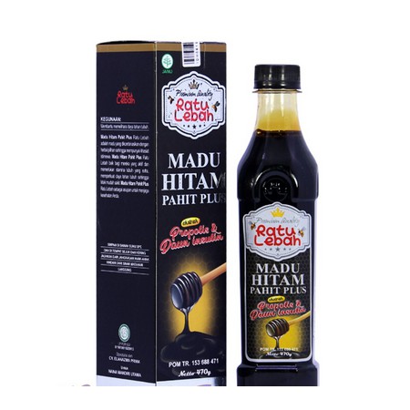 Madu Hitam Pahit Plus Propolis Ratu Lebah