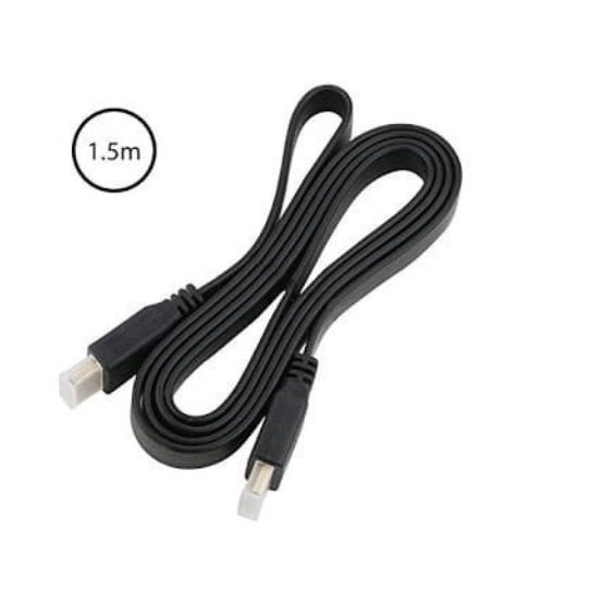 CABLE HDTV BESTLINK 1.5M FLAT M-M GOLD 1080P FOR PC LAPTOP PROJECTOR - KABEL HDTV INDOBESTLINK 1.5 METER FULL HD