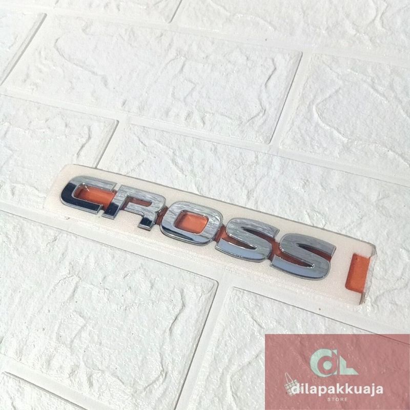 Emblem Xpander Cross Logo Emblem Tulisan Logo Bagasi Chrome Original