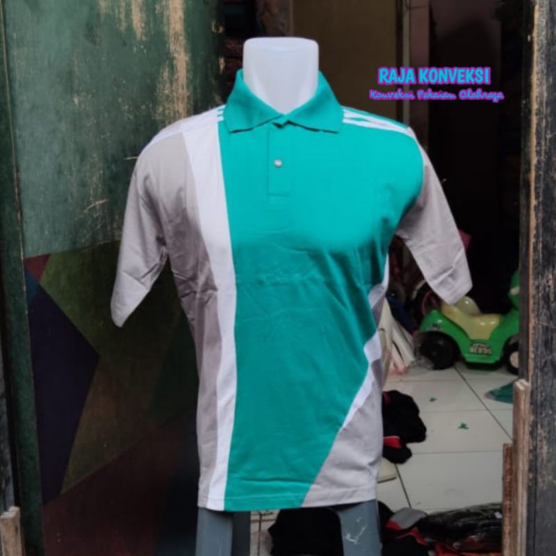 Baju Seragam Olahraga Lengan Pendek Kerah Unisex/Baju Seragam Pendek Dewasa