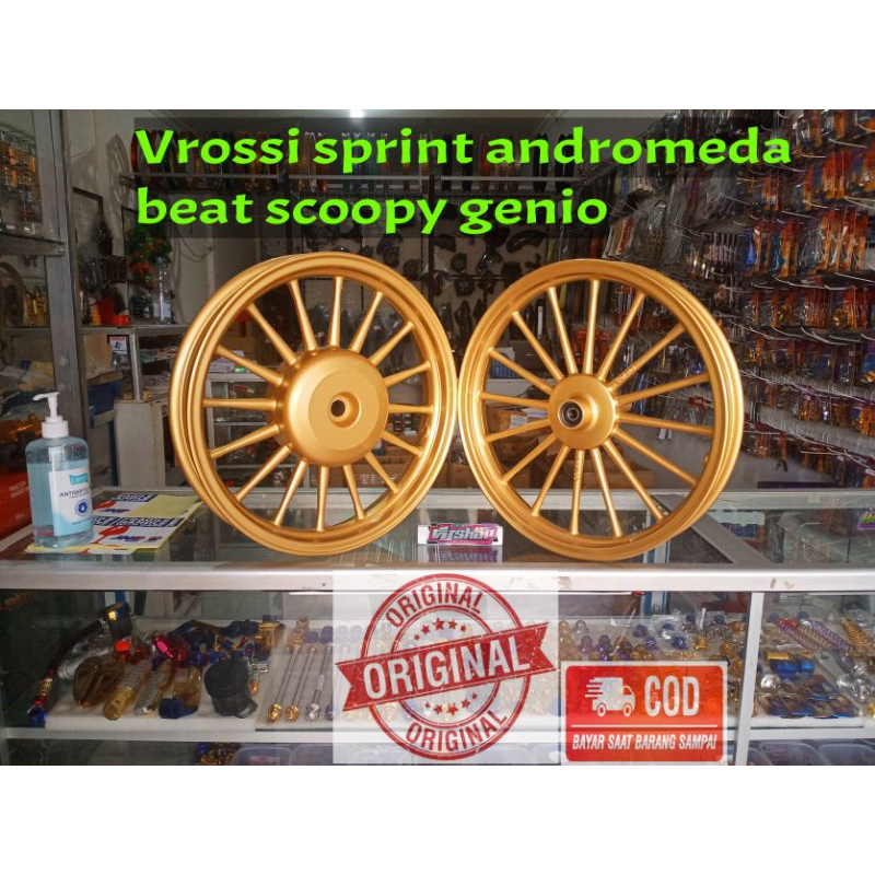 Jual Vrossi Andong Velg Rossi Palang Beat Scoopy Vario Genio