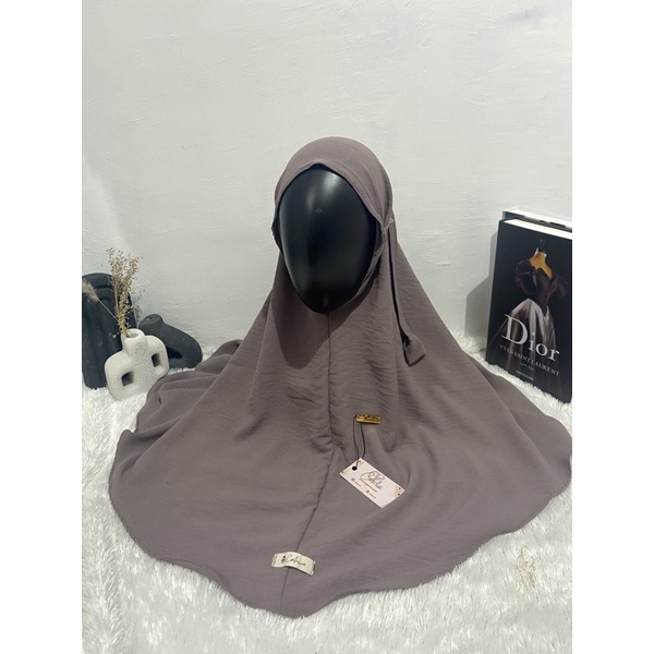 QORY BERGO HIJAB INSTAN ELEGANT bergo instan crinkle airflow kerudung bergo maryam