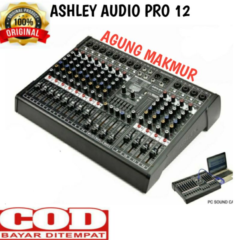 Mixer Ashley Audio Pro 12 Original 12 Channel