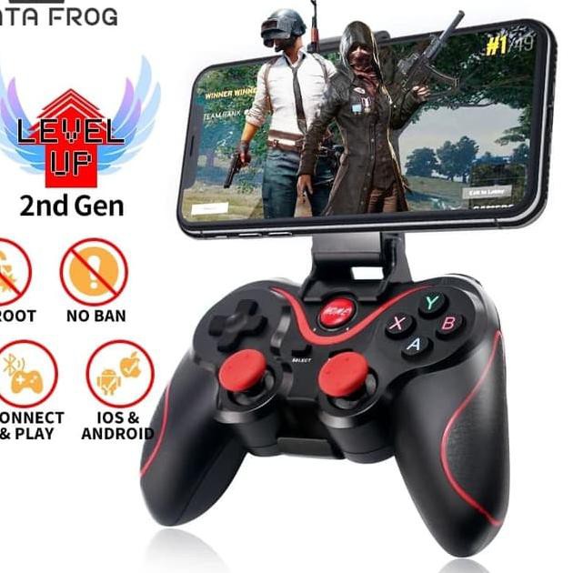 E N Gamepad X3 Wireless Controller Stick For Android Iphone Pc With Holder Shopee Indonesia