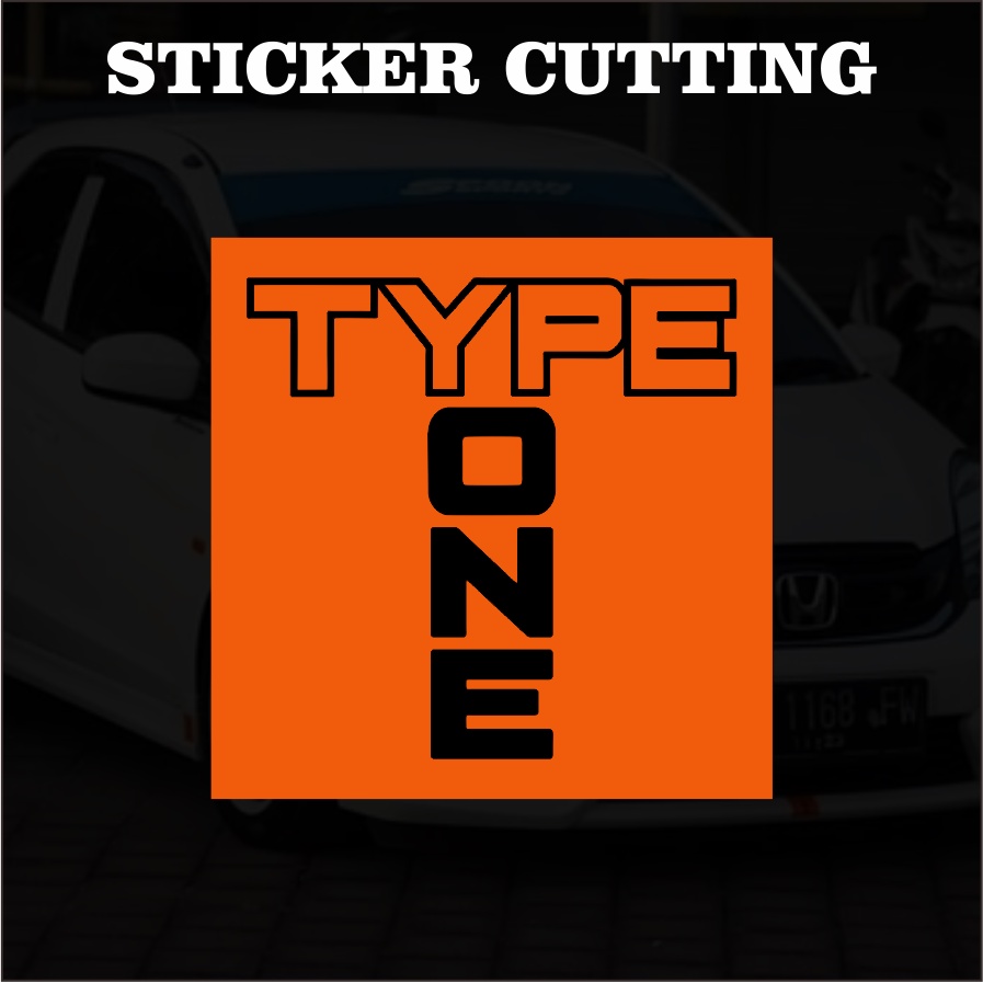 Sticker Cutting Type One