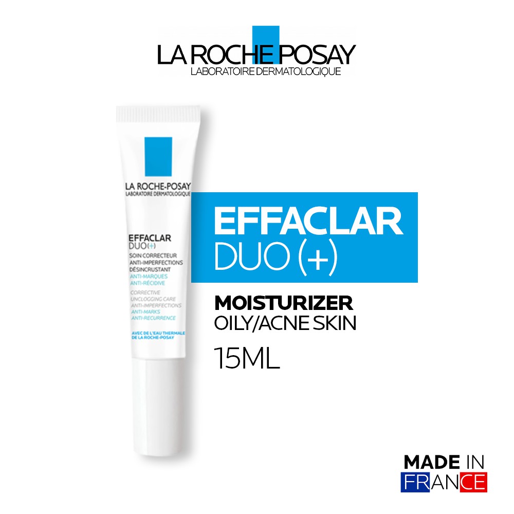 La Roche Posay Effaclar Duo+ Moisturizer 15ml Acne/ Oily Skin - Pelembab Wajah Jerawat/ Berminyak