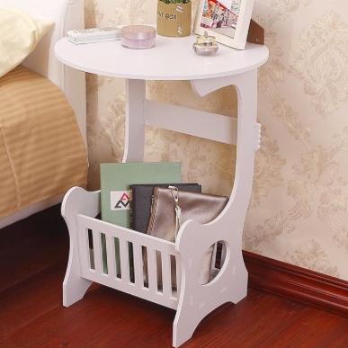 MEJA SAMPING TEMPAT TIDUR COFFEE TABLE MEJA PUTIH MEJA SUDUT MEJA BULAT MINIMALIS MEJA KECIL KAMAR