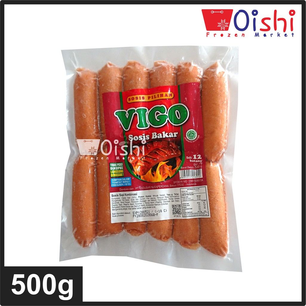 

Vigo Sosis Bakar Sapi 500g