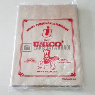 Jual Kertas Nasi Pembungkus Unico Setengah Pack Shopee Indonesia