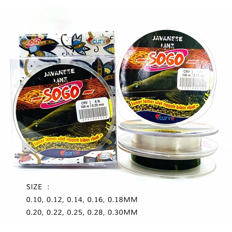 Senar CURVE SOGO | MONOFILAMENT 100M