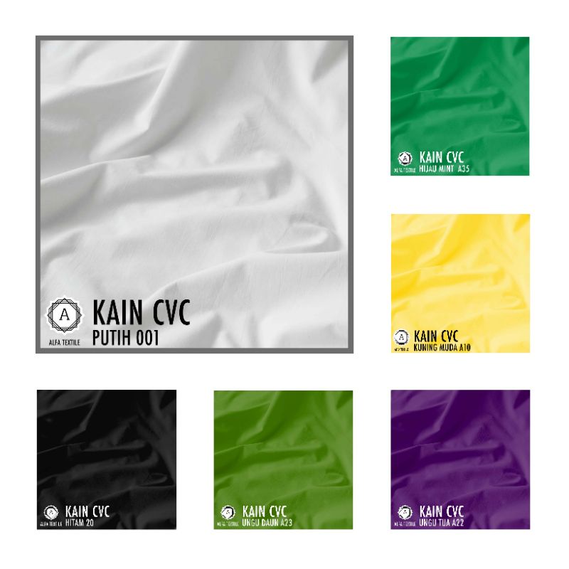 Kain Katun Polos Lebar 240cm