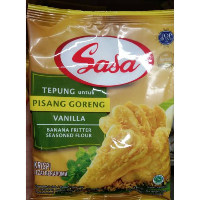 

Sasa Tepung untuk pisang goreng vanila 225gr