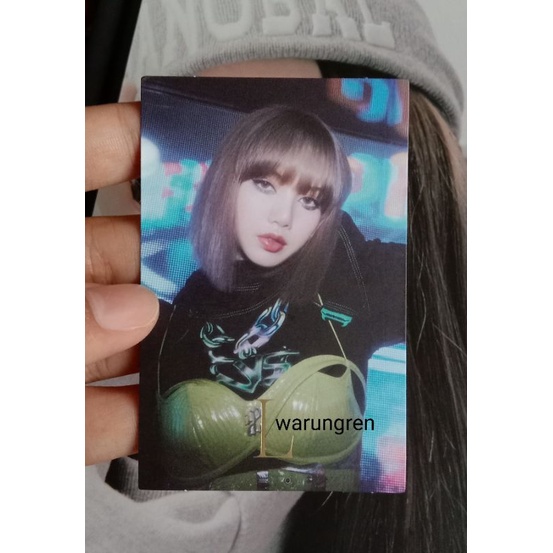 LALISA RARE PC // LISA RARE GOLD PHOTOCARD