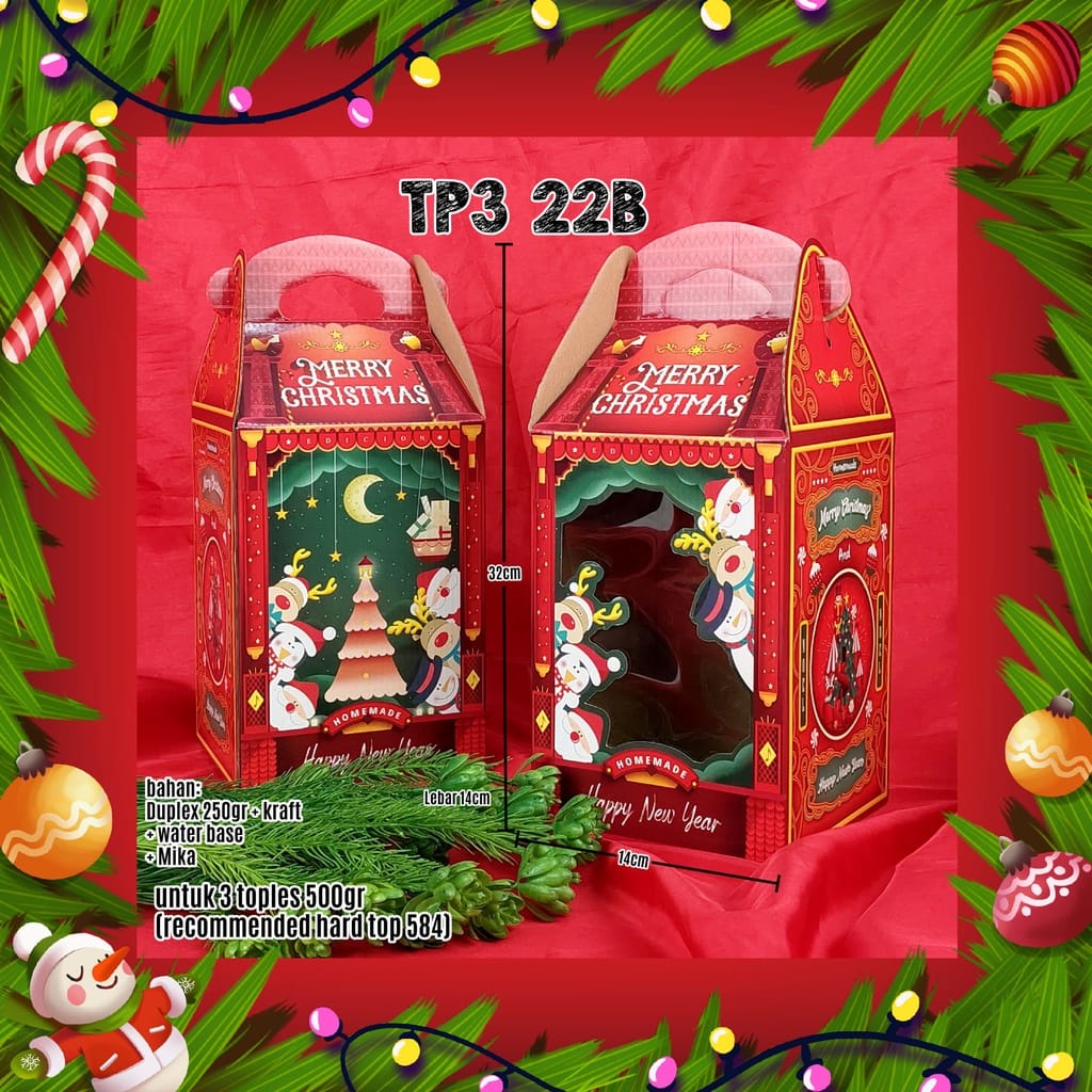 

BOX TP3 22B / BOX KUE EDISI NATAL