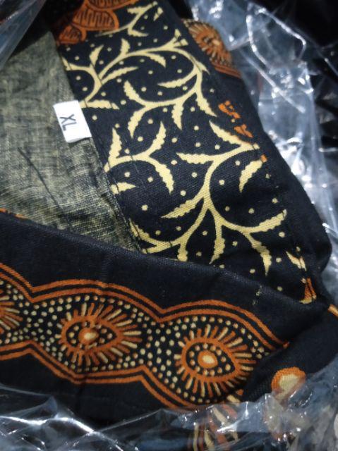 Batikalfa16 New Arrival Distro Batik Pria Bordir Sogan Hrb026 Batikaf Notoarto Batik Ipnu-ippnu Hem
