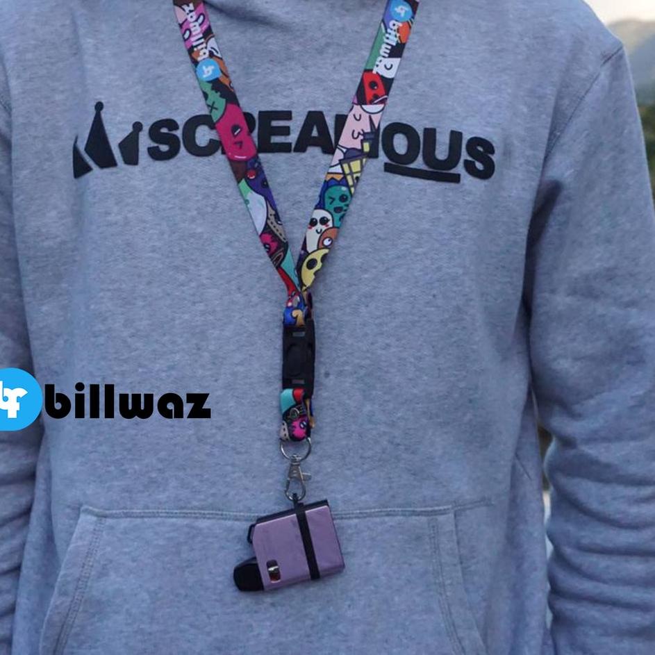 

Terbaru.. Lanyard Billwaz Gantungan ID Card Lanyard printing Motif - Doodle 001