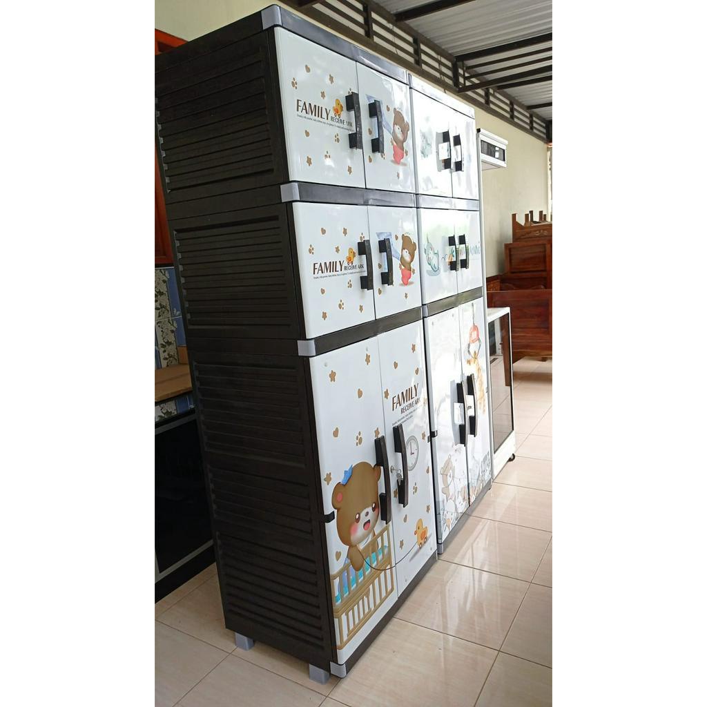 LEMARI MIAMI JUMBO / LEMARI PLASTIK KARAKTER / LEMARI MR PLAS