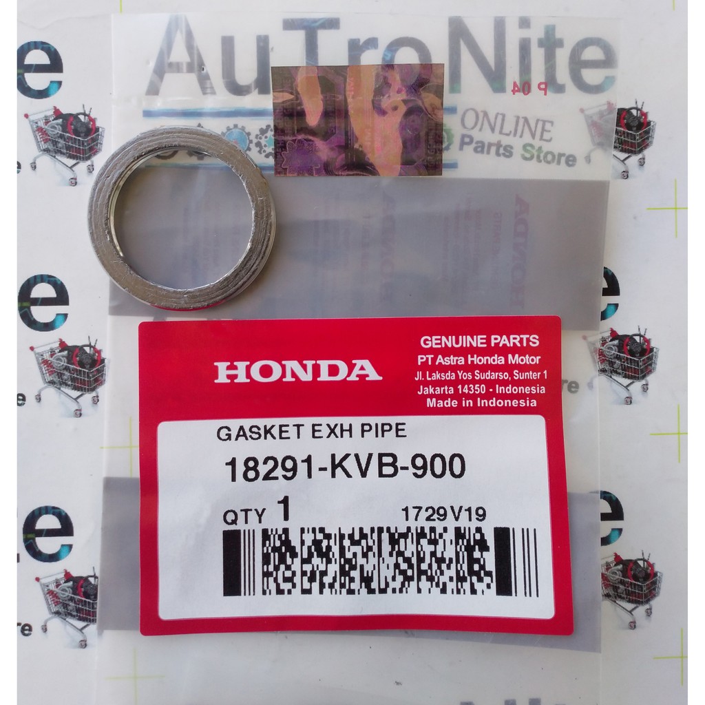 Gasket Exhaust Pipe Packing Knalpot 18291KVB900 Ori Honda Beat Scoopy Spacy Genio Vario 110 FI