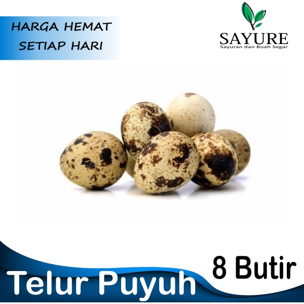 

TELUR PUYUH ISI 8 BUTIR