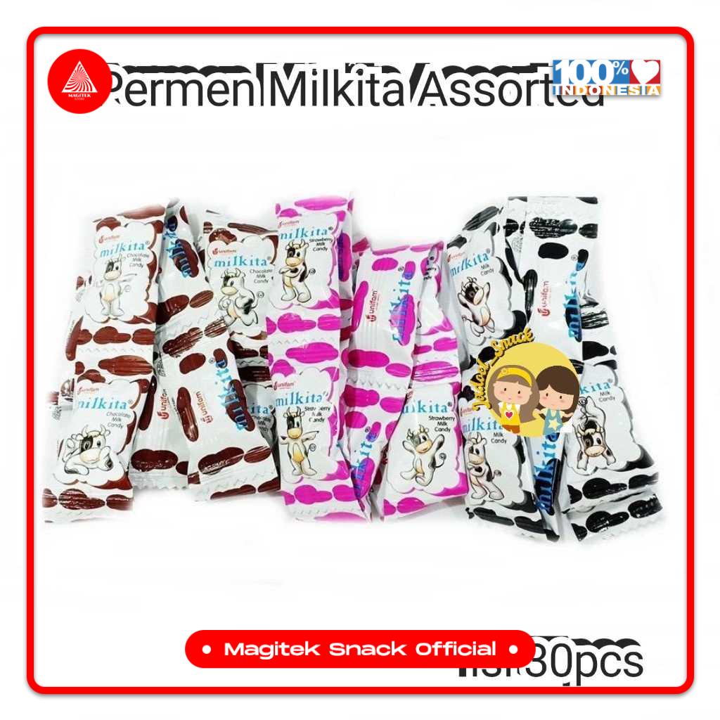 

[SNACK] Permen Milkita Assorted [30pcs]