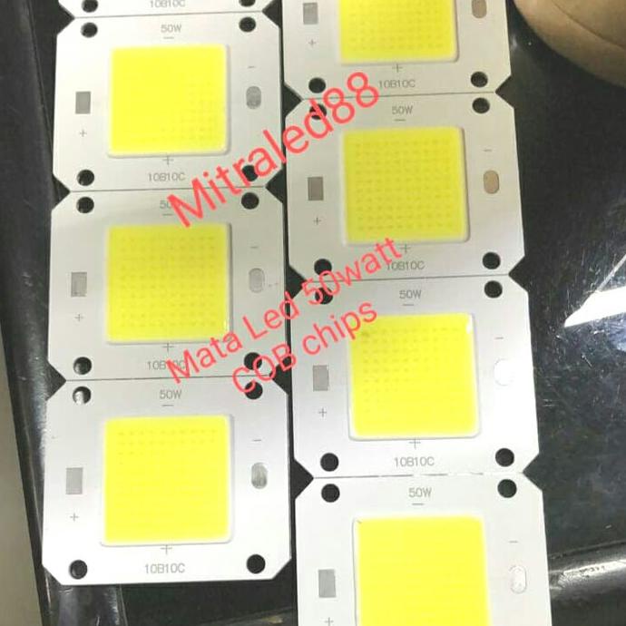 Eklusif Chip Led 50W/50Watt Cob Epistar Mata Led Lampu Sorot Floodlight - Kuning Bagus