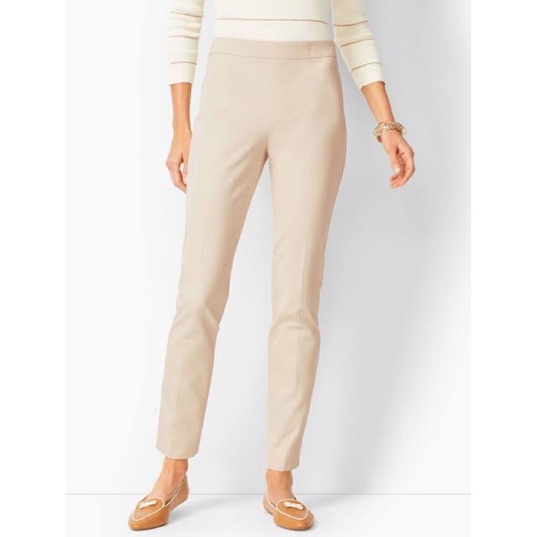 TALBOTS CHATAM ANKLE PANTS - khakis