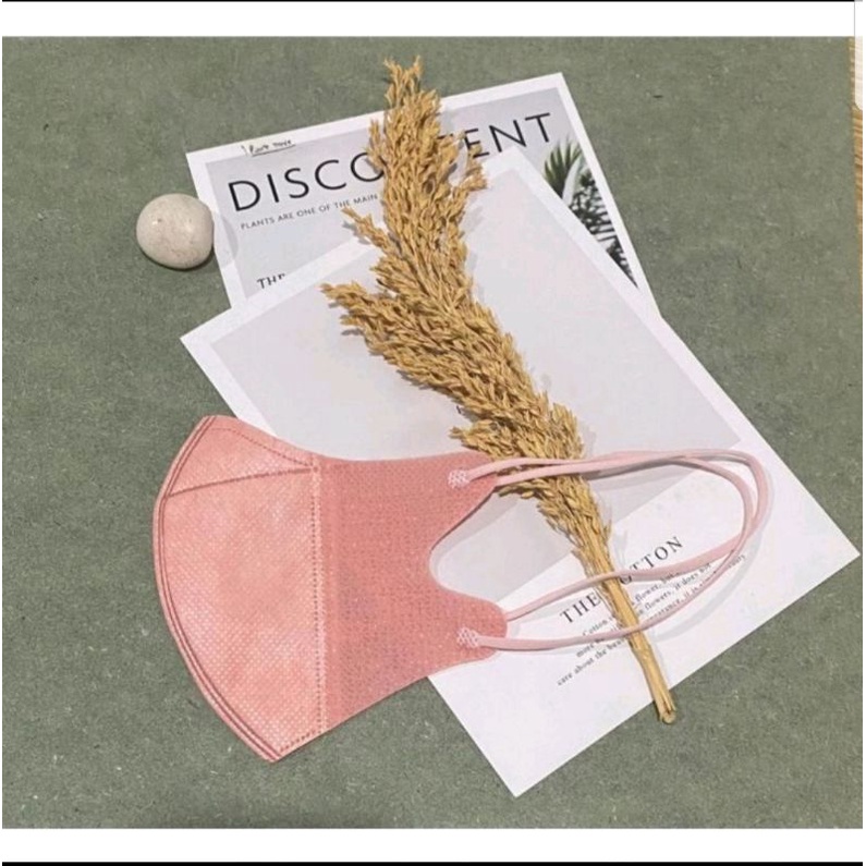 Masker Hijab Duckbill Warna Pink (5pcs)