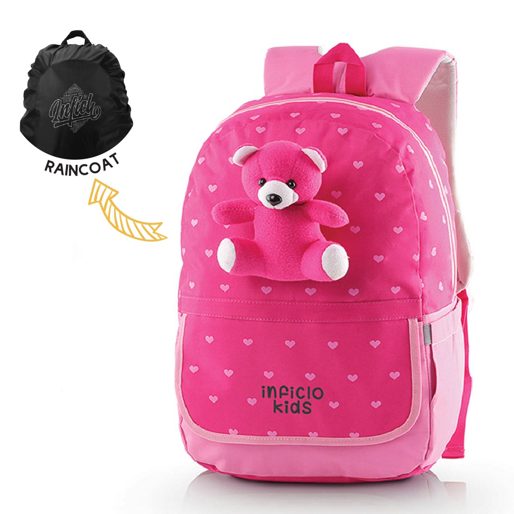 TAS RANSEL ANAK PEREMPUAN CEWEK TAS SEKOLAH ANAK SD/TK ORI DISTRO+RAINCOAT I9N7F3