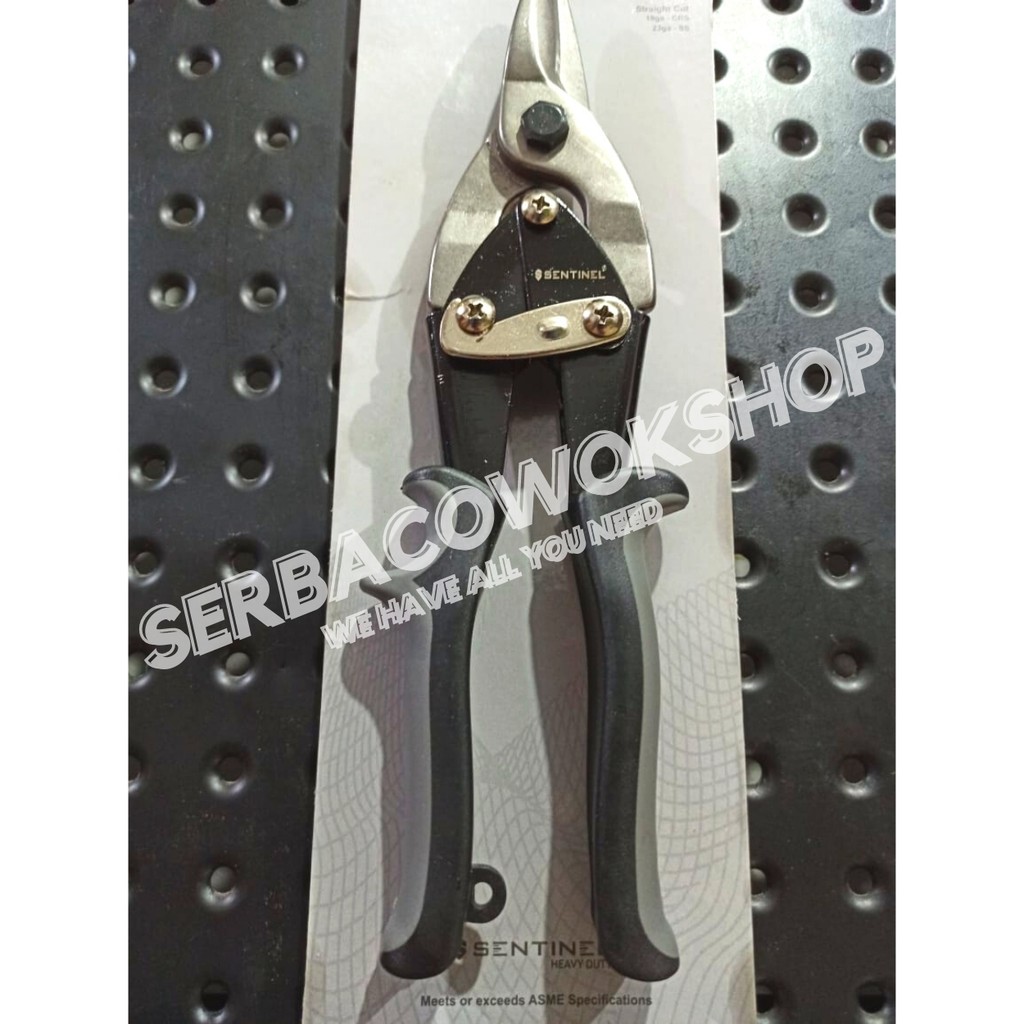 Sentinel Gunting Hollow Baja Ringan Gunting Seng 10 Inch Aviation Snips 250 mm Termurah Berkualitas