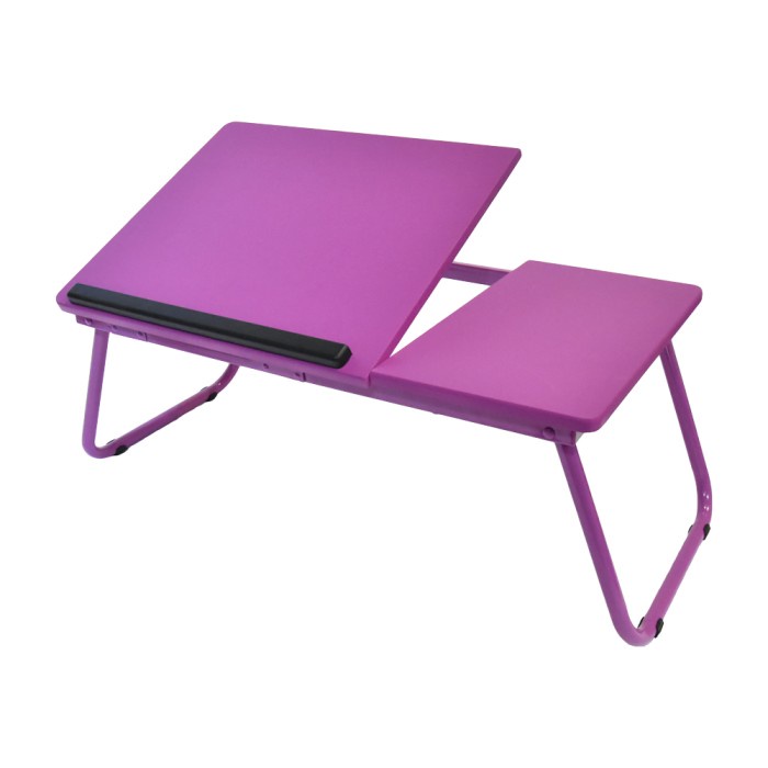 INFORMA - MEJA LIPAT - MEJA LAPTOP - OXY FOLDING TABLE PINK
