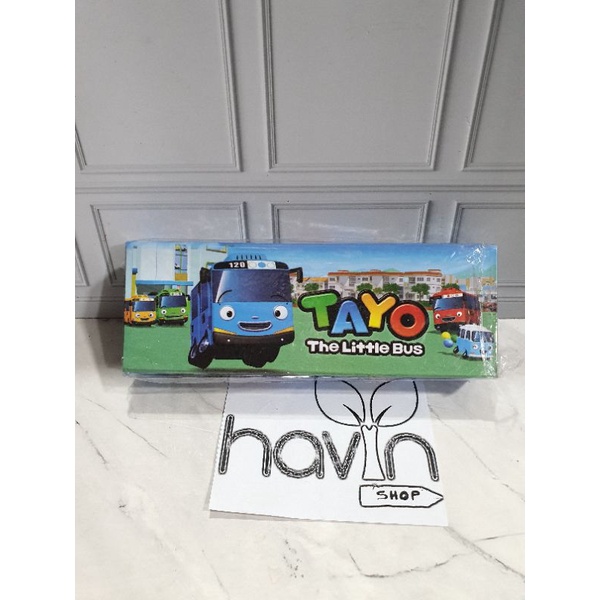 kotak pensil DUS/pensil case/tempat pensil DUS fancy-TAYO