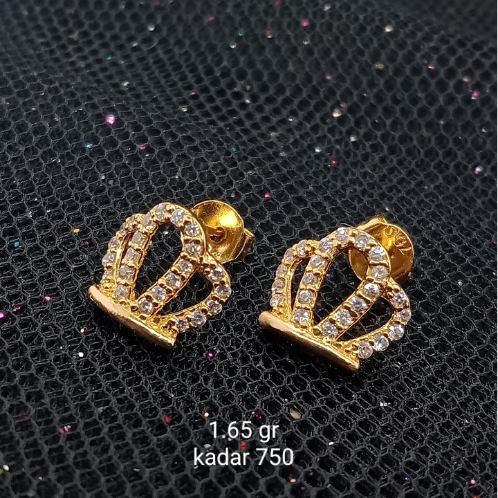 Anting Emas 17K - 1.65 gr Kadar 750 - 1565