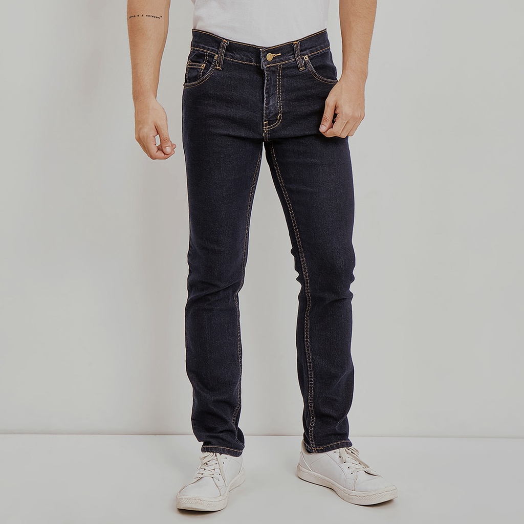 Plvuiophile - Celana panjang denim slimfit - BlueGarment