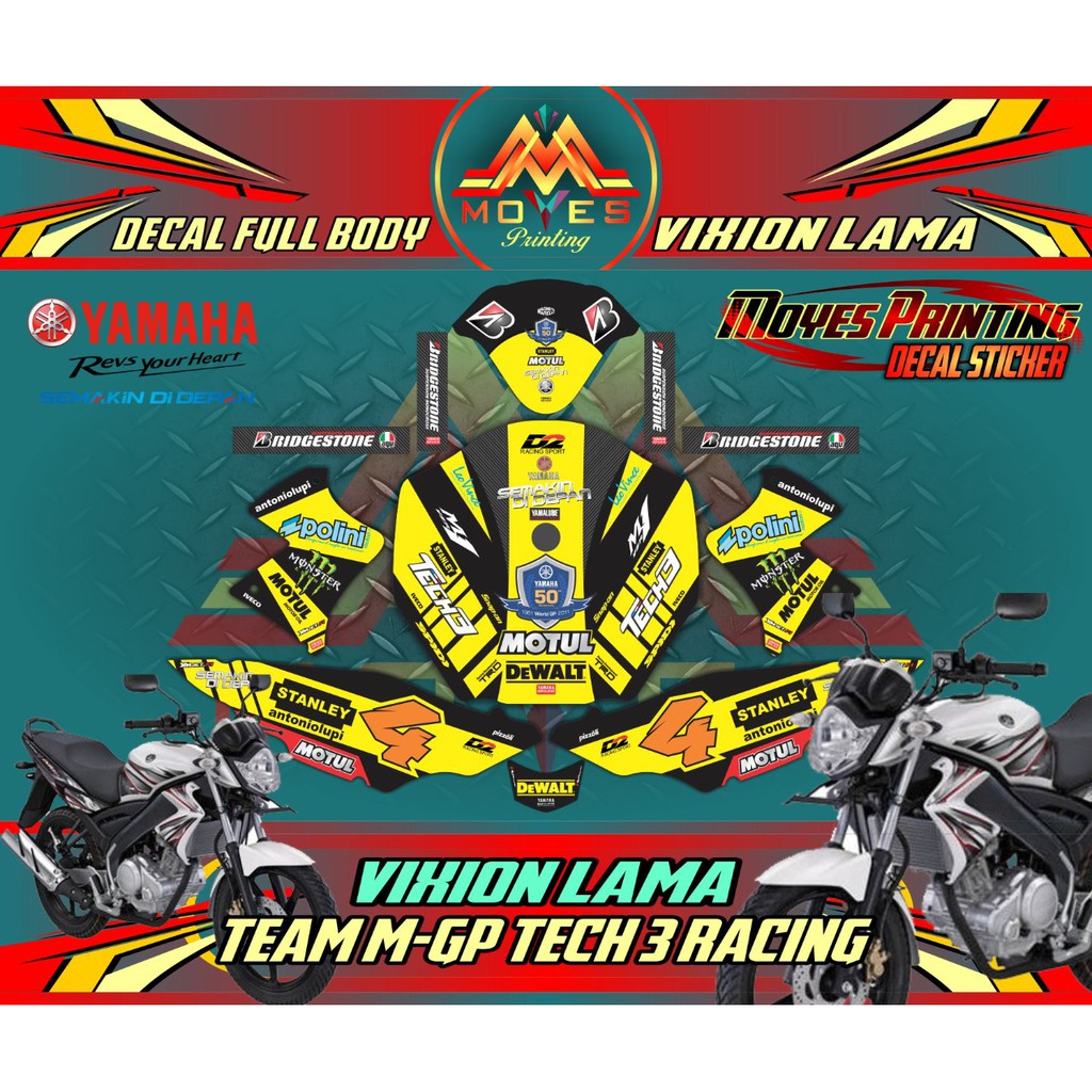 stiker motor vixion old-lama stiker vixion lama-old decal stiker motor vixion lama-old full body
