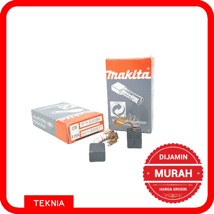 Carbon Brush CB 419A MAKITA - Batu Arang - Original 100%