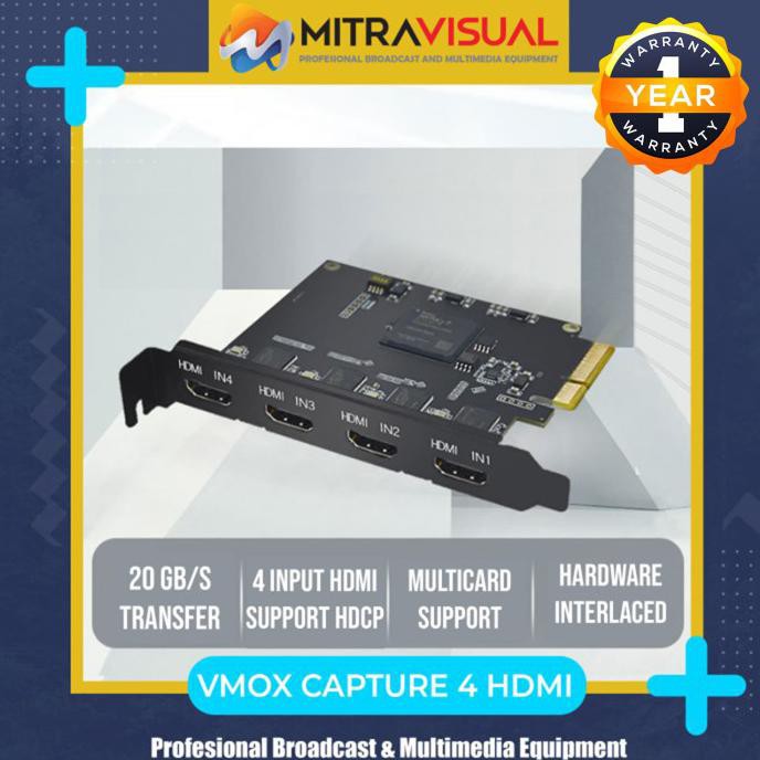 VMOX CAPTURE HDMI 4 INPUT 1080P Support Vmix OBS Wirecast
