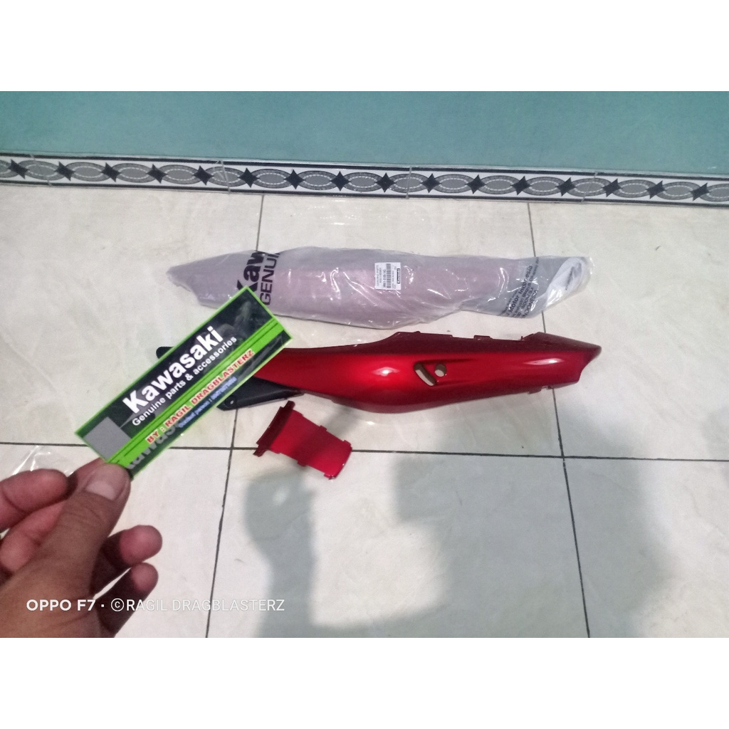 cover body belakang dan cover tail ninja rr old merah maron original