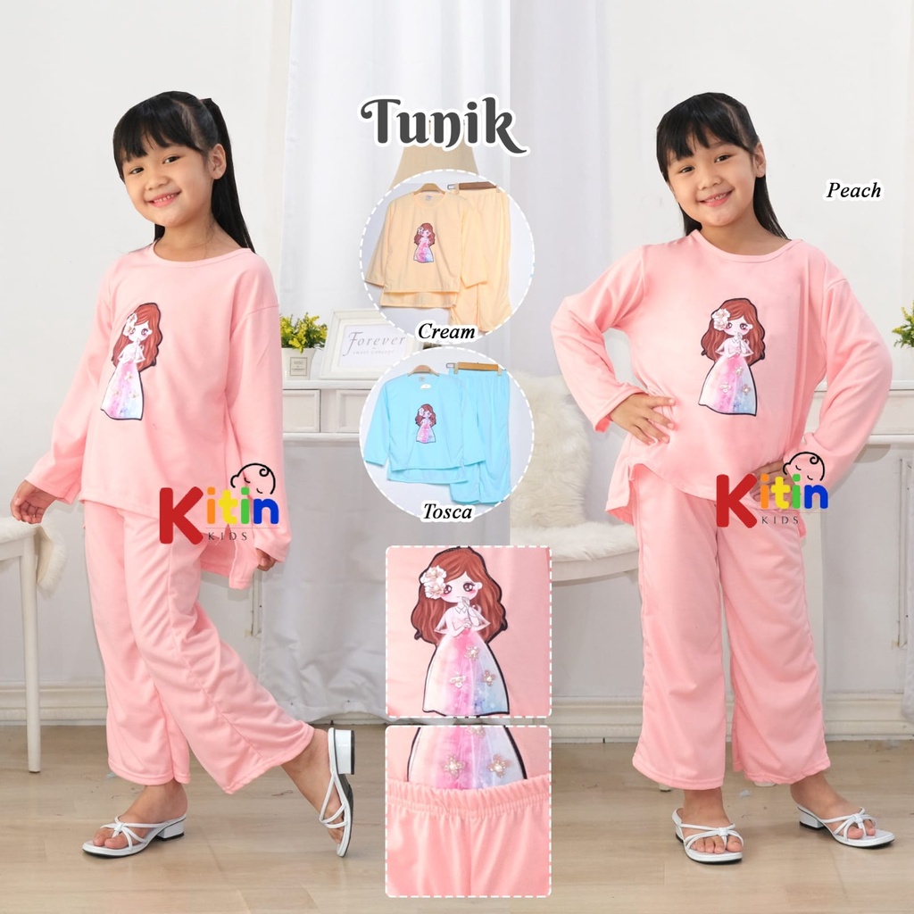 GS - Setelan Slebew Anak Cewek Perempuan 3-8 THN/ Slebew /Viral Titok /Setelan JEJE/Bestie /Setelan 