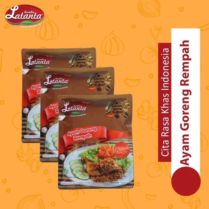 

Bumbu Ayam Goreng Rempah 3 pack @150gram