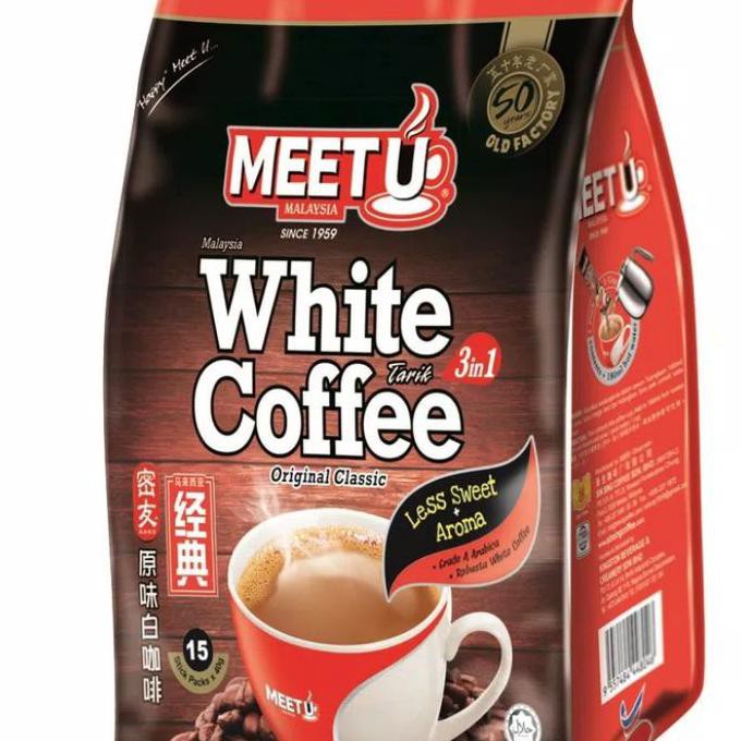 

Meet U White Coffee tarik 3in1.