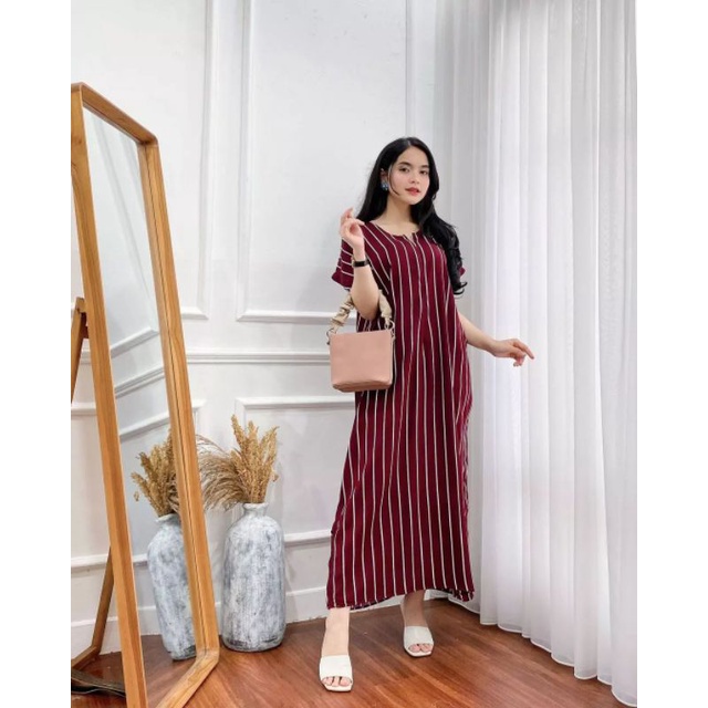 Daster Panjang Semata kaki Busui Kekinian Non Ruffle  AFERO STORE-3