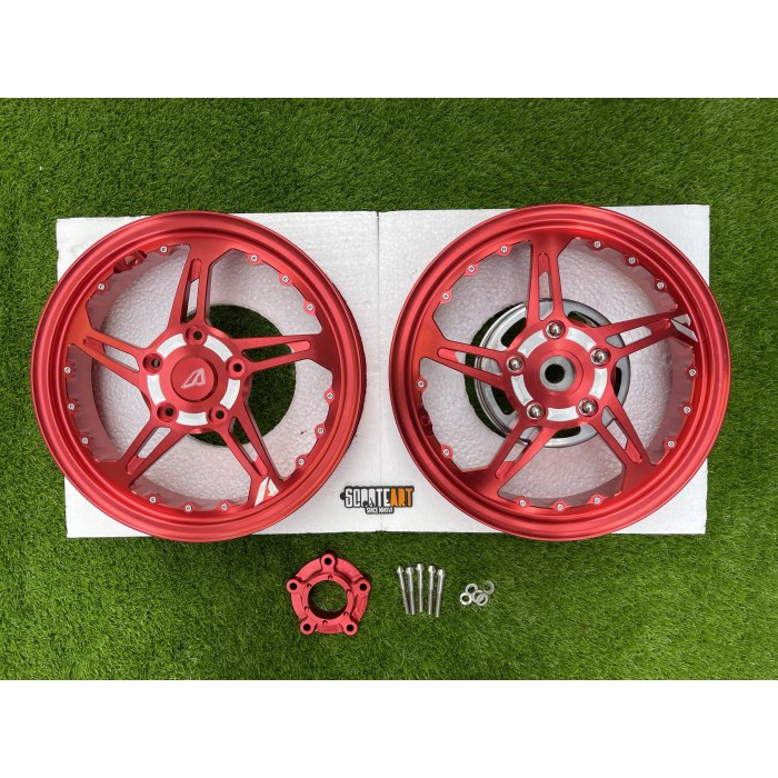 Velg Arcello Sport Candy Red Ring 12 Vespa Sprint Primavera S LX