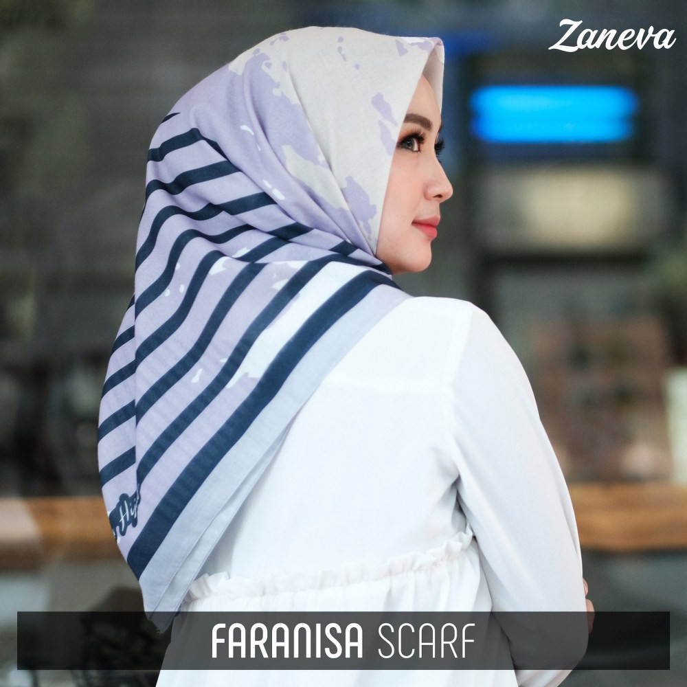 Scarf by Zaneva Hijab l FREE HIJAB POLOS