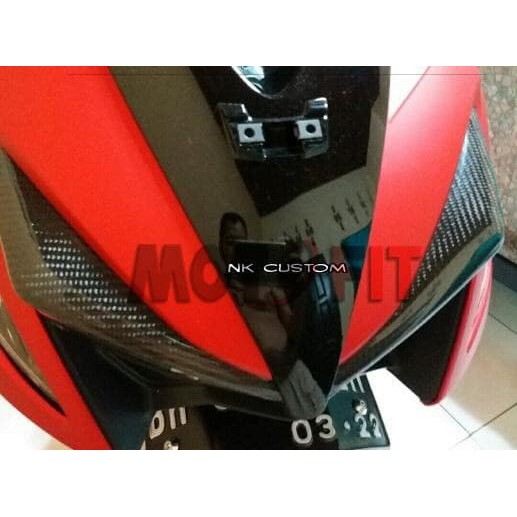 Cover Lampu Depan Yamaha Aerox 155 Vva Carbon Kevlar eyelid aerox