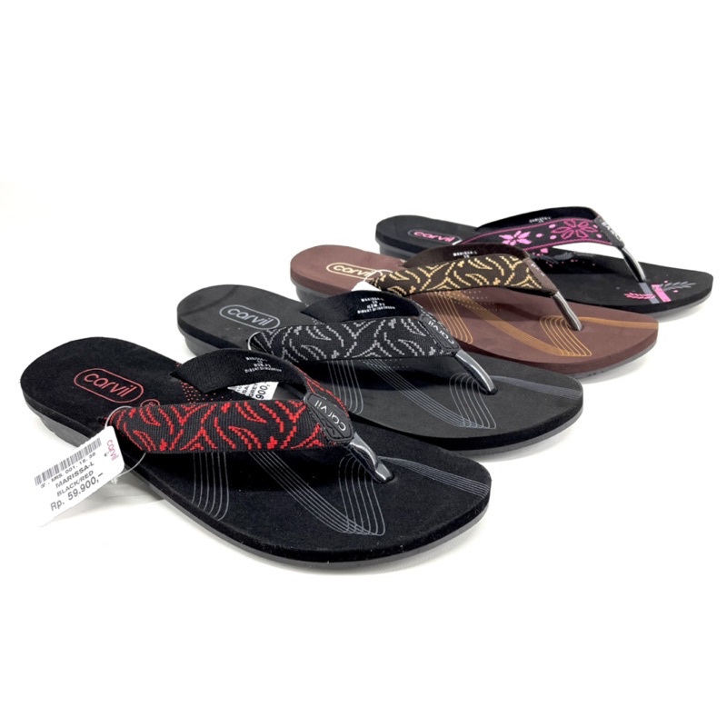 Sandal Jepit Wanita CARVIL ALEXA / GRACE / RIANTY / TITANIA (36-40)