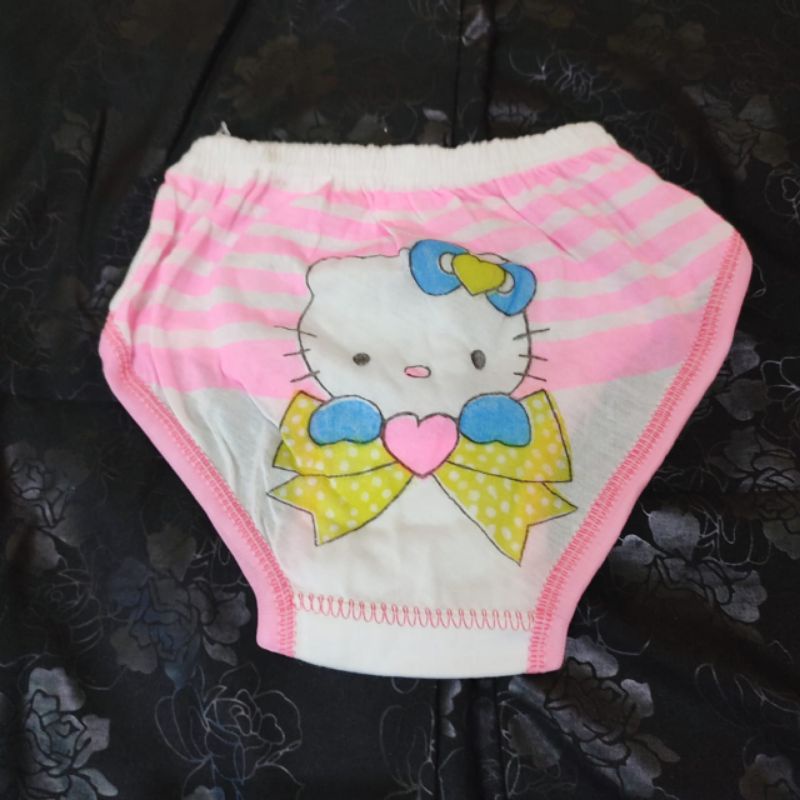 [3pcs] CELANA DALAM ANAK PEREMPUAN / CD /CANCUT ANAK PEREMPUAN MOTIF KITTY MURAH Usia 4-5TH