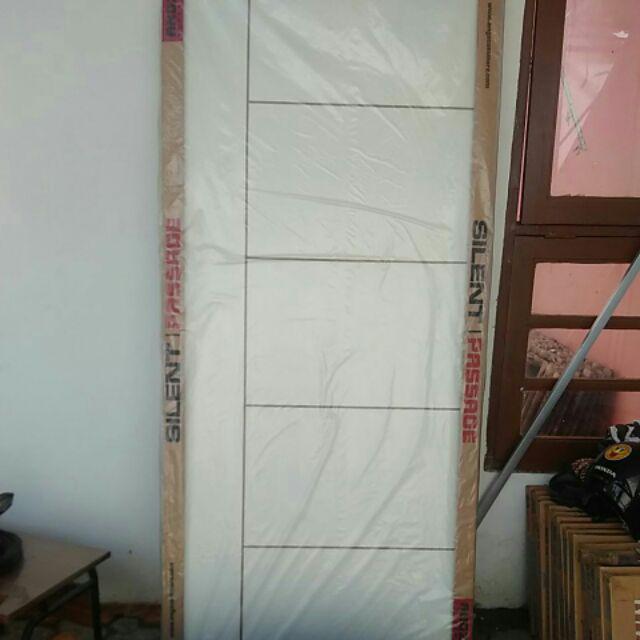Gratis Ongkir Jabodetabek-bandung-indramayu Pintu Angzdoor Hdf Groove Silent Minimalis Kedap Suara